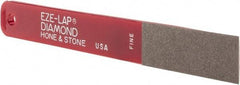 Eze Lap - Fine, 2" Length of Cut, Single End Diamond Hone - 600 Grit, 3/4" Wide x 3/16" High - Industrial Tool & Supply