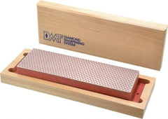 DMT - 8" Long x 2-5/8" Wide x 1-1/4" Thick, Diam ond Sharpening Stone - Rectangle, 600 Grit, Fine Grade - Industrial Tool & Supply