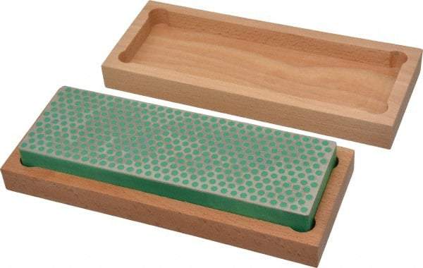 DMT - 6" Long x 2" Wide x 3/4" Thick, Diam ond Sharpening Stone - Rectangle, 1200 Grit, Extra Fine Grade - Industrial Tool & Supply