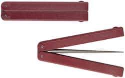 DMT - 9-1/2" OAL Fine Knife Sharpener Diamond File - 1/4" Wide, 4-3/16 LOC, Red, 600 Grit - Industrial Tool & Supply