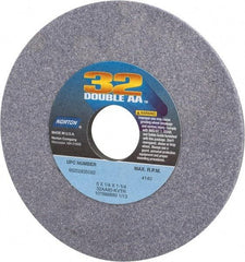 Norton - 6" Diam x 1-1/4" Hole x 1/4" Thick, K Hardness, 80 Grit Surface Grinding Wheel - Aluminum Oxide, Type 1, Medium Grade, 4,140 Max RPM, Vitrified Bond, No Recess - Industrial Tool & Supply