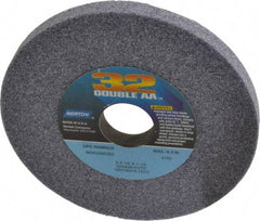 Norton - 6" Diam x 1-1/4" Hole x 1/2" Thick, K Hardness, 46 Grit Surface Grinding Wheel - Aluminum Oxide, Type 1, Coarse Grade, 4,140 Max RPM, Vitrified Bond, No Recess - Industrial Tool & Supply