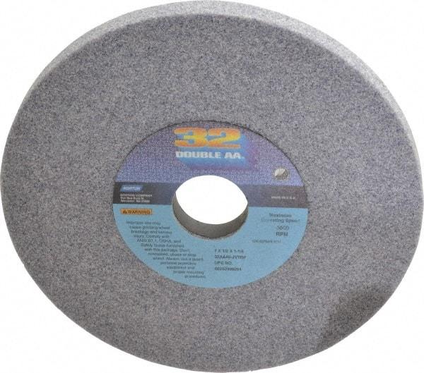 Norton - 7" Diam x 1-1/4" Hole x 1/2" Thick, J Hardness, 46 Grit Surface Grinding Wheel - Aluminum Oxide, Type 1, Coarse Grade, 3,600 Max RPM, Vitrified Bond, No Recess - Industrial Tool & Supply