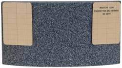 Norton - 11-1/4" Wide x 6" High x 2-1/4" Thick Grinding Segment - 30 Grit, Hardness G, Blue Print No. ME30777 - Industrial Tool & Supply
