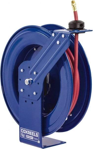 CoxReels - 60' Spring Retractable Hose Reel - 300 psi, Hose Included - Industrial Tool & Supply
