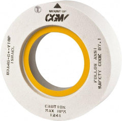 Camel Grinding Wheels - 20" Diam x 8" Hole x 2" Thick, J Hardness, 36 Grit Surface Grinding Wheel - Aluminum Oxide, Type 7, Medium Grade, Vitrified Bond, Two-Side Recess - Industrial Tool & Supply