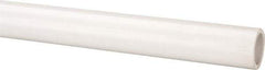 Made in USA - 3/4" Pipe, 5' Long PVC Unthreaded Plastic Pipe Nipple - 480 Max psi, 0.81" ID x 1.05" OD, Schedule 40, White - Industrial Tool & Supply