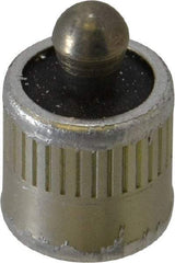 Vlier - 7/16" Body Diam, 0.45" Body Length, 0.2" Nose Diam, 0.24" Nose Length, Spring Locating Pin - 4.5 Lb Final End Force, Aluminum Body, Alloy Steel Nose - Industrial Tool & Supply