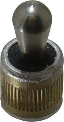 Vlier - 1/2" Body Diam, 0.53" Body Length, 0.31" Nose Diam, 0.51" Nose Length, Spring Locating Pin - 11.2 Lb Final End Force, Aluminum Body, Alloy Steel Nose - Industrial Tool & Supply