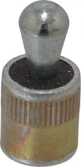 Vlier - 5/8" Body Diam, 0.69" Body Length, 0.39" Nose Diam, 0.63" Nose Length, Spring Locating Pin - 22.5 Lb Final End Force, Aluminum Body, Alloy Steel Nose - Industrial Tool & Supply