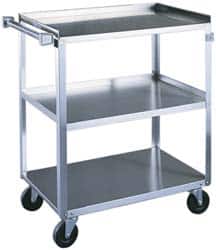 Lakeside - 500 Lb Capacity, 22-3/8" Wide x 39-1/4" Long x 37-1/4" High Standard Utility Cart - Industrial Tool & Supply