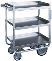 Lakeside - 650 Lb Capacity, 22-3/8" Wide x 38-5/8" Long x 37-1/8" High Standard Utility Cart - Industrial Tool & Supply