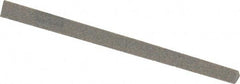 Norton - 4" Long x 1/4" Wide x 1/4" Thick, Aluminum Oxide Sharpening Stone - Triangle, Coarse Grade - Industrial Tool & Supply