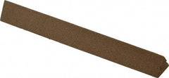 Norton - 4" Long x 1/2" Wide x 1/2" Thick, Aluminum Oxide Sharpening Stone - Triangle, Medium Grade - Industrial Tool & Supply