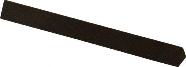 Norton - 4" Long x 3/8" Wide x 3/8" Thick, Aluminum Oxide Sharpening Stone - Triangle, Coarse Grade - Industrial Tool & Supply