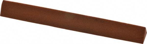 Norton - 4" Long x 1/2" Wide x 1/2" Thick, Aluminum Oxide Sharpening Stone - Triangle, Fine Grade - Industrial Tool & Supply
