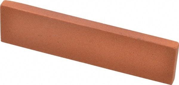 Norton - 4" Long x 1" Wide x 1/4" Thick, Aluminum Oxide Sharpening Stone - Rectangle, Fine Grade - Industrial Tool & Supply