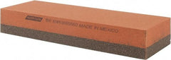 Norton - 6" Long x 2" Wide x 1" Thick, Aluminum Oxide Sharpening Stone - Rectangle, Coarse, Fine Grade - Industrial Tool & Supply