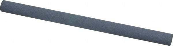 Norton - 4" Long x 1/4" Diam x 1/4" Thick, Silicon Carbide Sharpening Stone - Round, Fine Grade - Industrial Tool & Supply