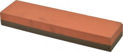 Norton - 8" Long x 2" Wide x 1" Thick, Aluminum Oxide Sharpening Stone - Rectangle, Coarse, Fine Grade - Industrial Tool & Supply