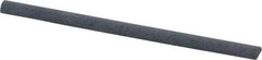 Value Collection - Half Round, Silicon Carbide, Toolroom Finishing Stick - 4" Long x 1/4" Wide, Medium Grade - Industrial Tool & Supply