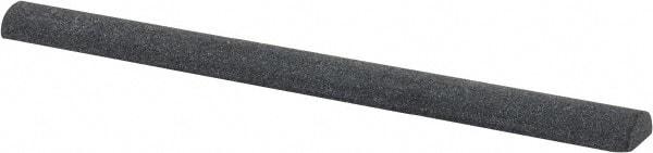 Value Collection - Half Round, Silicon Carbide, Toolroom Finishing Stick - 4" Long x 3/8" Wide, Fine Grade - Industrial Tool & Supply