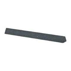 Value Collection - Three Square, Silicon Carbide, Toolroom Finishing Stick - 4" Long x 3/8" Wide, Coarse Grade - Industrial Tool & Supply