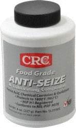 CRC - 8 oz Bottle High Temperature Anti-Seize Lubricant - Aluminum, -65 to 1,800°F, Opaque Off-White, Food Grade, Water Resistant - Industrial Tool & Supply