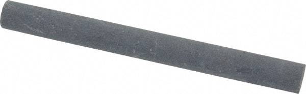 Value Collection - Round, Silicon Carbide, Toolroom Finishing Stick - 4" Long x 3/8" Wide, Fine Grade - Industrial Tool & Supply