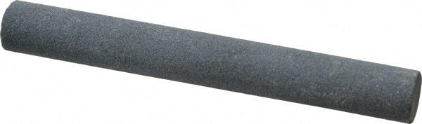 Value Collection - Round, Silicon Carbide, Toolroom Finishing Stick - 4" Long x 1/2" Wide, Medium Grade - Industrial Tool & Supply