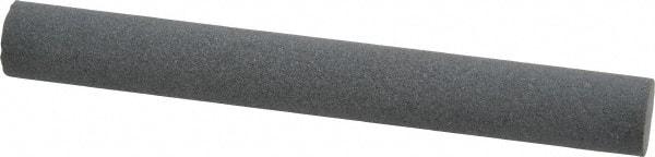Value Collection - Round, Silicon Carbide, Toolroom Finishing Stick - 4" Long x 1/2" Wide, Fine Grade - Industrial Tool & Supply