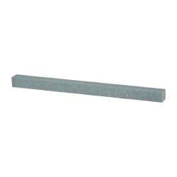 Value Collection - Square, Aluminum Oxide, Toolroom Finishing Stick - 4" Long x 1/4" Wide x 1/4" Thick, Medium Grade - Industrial Tool & Supply