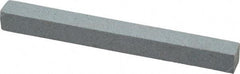 Value Collection - Square, Aluminum Oxide, Toolroom Finishing Stick - 4" Long x 3/8" Wide x 3/8" Thick, Medium Grade - Industrial Tool & Supply