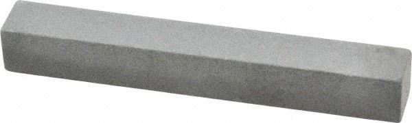Value Collection - Square, Aluminum Oxide, Toolroom Finishing Stick - 4" Long x 1/2" Wide x 1/2" Thick, Medium Grade - Industrial Tool & Supply