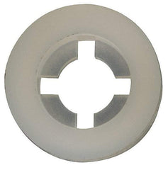 Made in USA - #6 Screw, 0.128" ID, Nylon Internal Tooth Lock Washer - 21/64" OD, Grade 6/6 - Industrial Tool & Supply