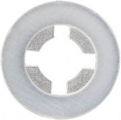Made in USA - #8 Screw, 0.152" ID, Nylon Internal Tooth Lock Washer - 25/64" OD, Grade 6/6 - Industrial Tool & Supply