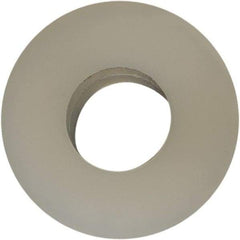 Made in USA - #6 Screw, Grade 6/6 Nylon Standard Flat Washer - 3.56mm ID x 5/16" OD, 1.57mm Thick - Industrial Tool & Supply