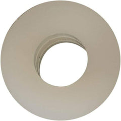Made in USA - #8 Screw, Grade 6/6 Nylon Standard Flat Washer - 4.34mm ID x 3/8" OD, 3.18mm Thick - Industrial Tool & Supply