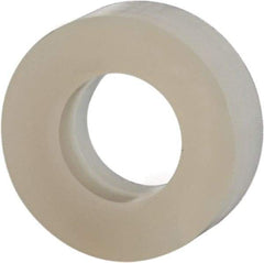 Made in USA - #10 Screw, Grade 6/6 Nylon Standard Flat Washer - 4.93mm ID x 3/8" OD, 3.18mm Thick - Industrial Tool & Supply