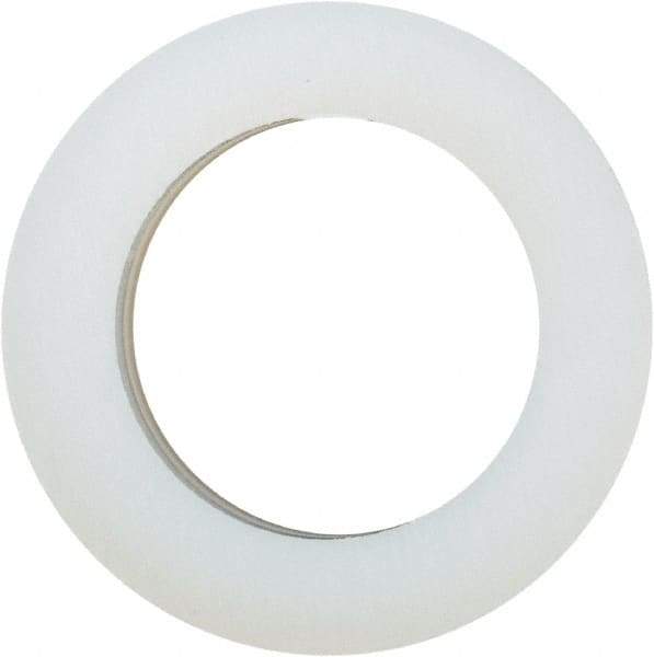 Made in USA - 5/16" Screw, Grade 6/6 Nylon Standard Flat Washer - 8.05mm ID x 1/2" OD, 3.18mm Thick - Industrial Tool & Supply