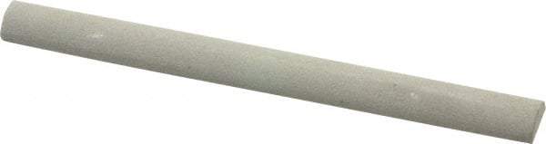 Value Collection - Half Round, Aluminum Oxide, Toolroom Finishing Stick - 4" Long x 3/8" Wide, Fine Grade - Industrial Tool & Supply