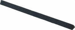 Value Collection - Three Square, Aluminum Oxide, Toolroom Finishing Stick - 4" Long x 1/4" Wide, Coarse Grade - Industrial Tool & Supply