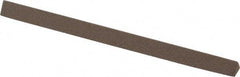 Value Collection - Three Square, Aluminum Oxide, Toolroom Finishing Stick - 4" Long x 1/4" Wide, Fine Grade - Industrial Tool & Supply