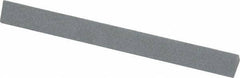 Value Collection - Three Square, Aluminum Oxide, Toolroom Finishing Stick - 4" Long x 3/8" Wide, Medium Grade - Industrial Tool & Supply