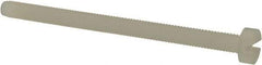 Made in USA - M3x0.50 Metric Coarse, 42mm Length Under Head Slotted Drive Machine Screw - Cheese Head, Grade 6/6 Nylon, Uncoated, Without Washer - Industrial Tool & Supply