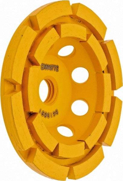 DeWALT - 4" Diam, Surface Grinding Wheel - Diamond, 15,000 Max RPM - Industrial Tool & Supply