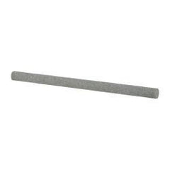 Value Collection - Round, Aluminum Oxide, Toolroom Finishing Stick - 4" Long x 1/4" Wide, Medium Grade - Industrial Tool & Supply