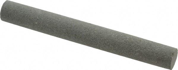 Value Collection - Round, Aluminum Oxide, Toolroom Finishing Stick - 4" Long x 1/2" Wide, Medium Grade - Industrial Tool & Supply