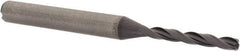 Kennametal - 3mm 140° Solid Carbide Jobber Drill - TiAlN Finish, Right Hand Cut, Spiral Flute, Straight Shank, 66mm OAL, Standard Point - Industrial Tool & Supply
