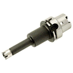 Iscar - 0.5mm to 10mm Capacity, 120mm Projection, HSK63A Hollow Taper, ER16 Collet Chuck - 0.0001" TIR, Through-Spindle - Exact Industrial Supply